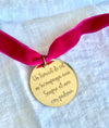 Medalla Personalizada para Ramo de Novia