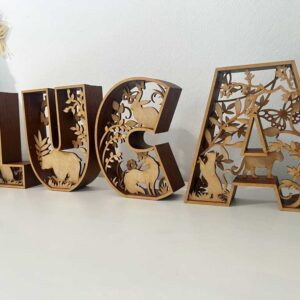 Letras decorativas para niños