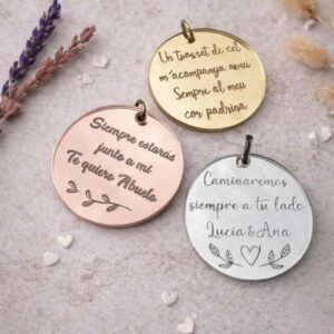 Medalla Personalizada para Ramo de Novia