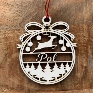 Bolas de Navidad Personalizadas tipo reno